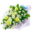 長崎県長崎市フラワーサロン花昌の花　花束（お供え）